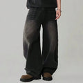 Oversized Men's Wide Leg Jeans - Baggy Straight Cotton Blend