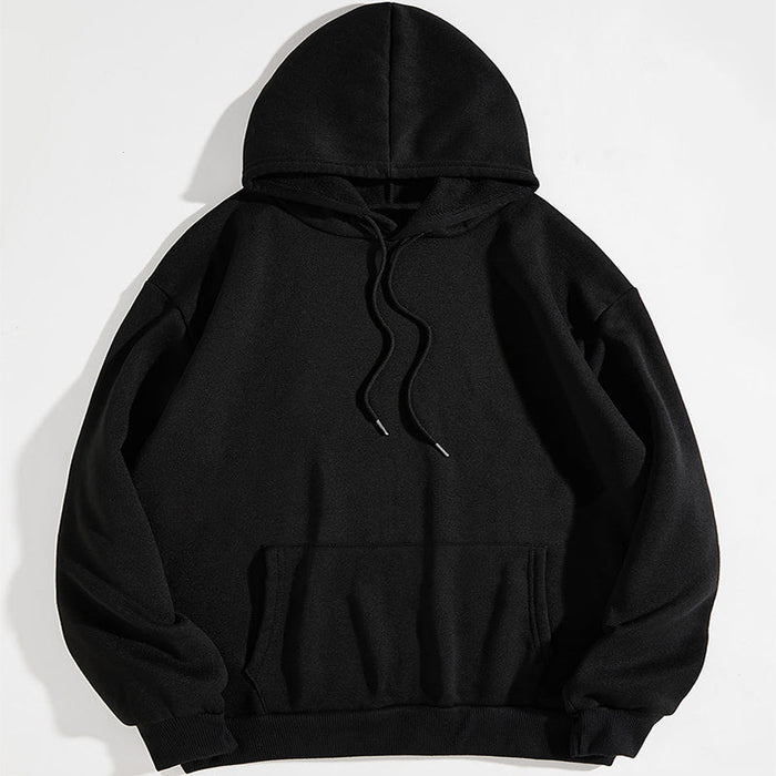 Oversized Women's Hoodie - Loose Back Print, Polyester