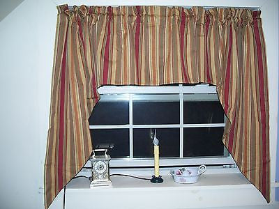 Palermo Swag Pair 72" x 36" 100% Cotton [Home Decor]- Olde Church Emporium