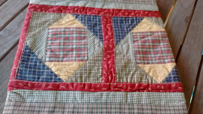 Park Design - Cabin Quilt Collection - Single Point Valances, Swags, Tiers,  etc