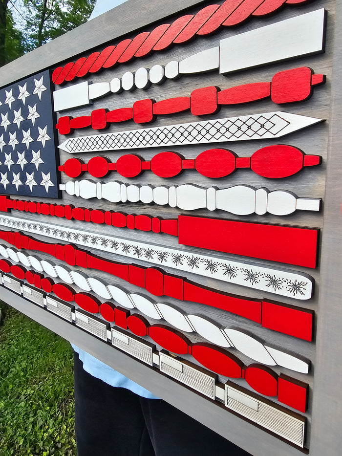 Patriotic Flag Sign