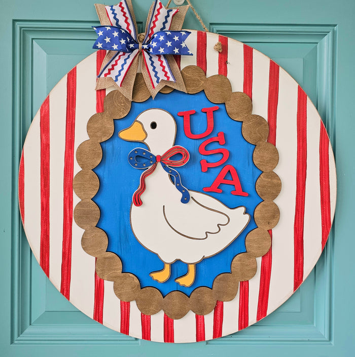 Patriotic Goose Door Hanger-wholesale