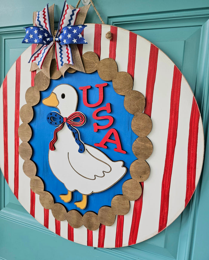 Patriotic Goose Door Hanger-wholesale