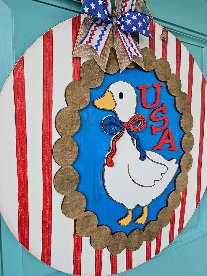 Patriotic Goose Door Hanger-wholesale