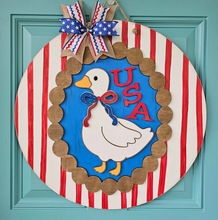 Patriotic Goose Door Hanger-wholesale