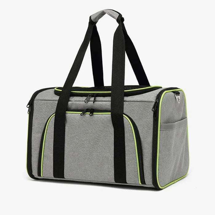 Pet Carrier Bag Up To 10kg Foldable Breathable Soft-Sided Travel Carrier Fall 2025 Safe Locking Zippers