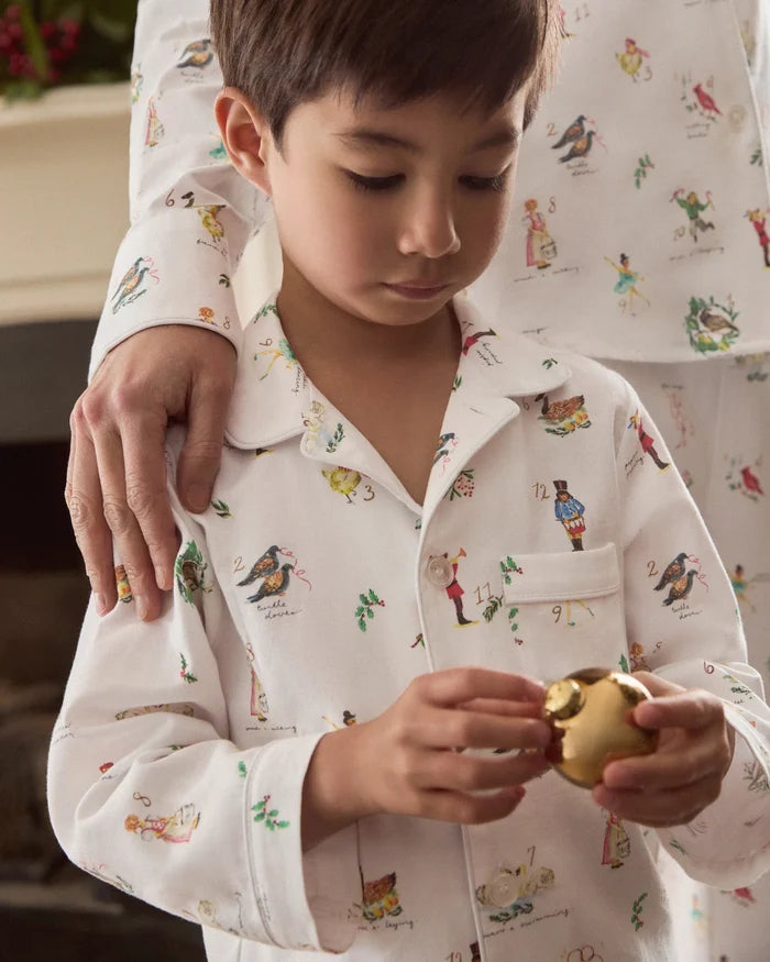 Petite Plume Children’s Twill Pajamas - 12 Days of Christmas