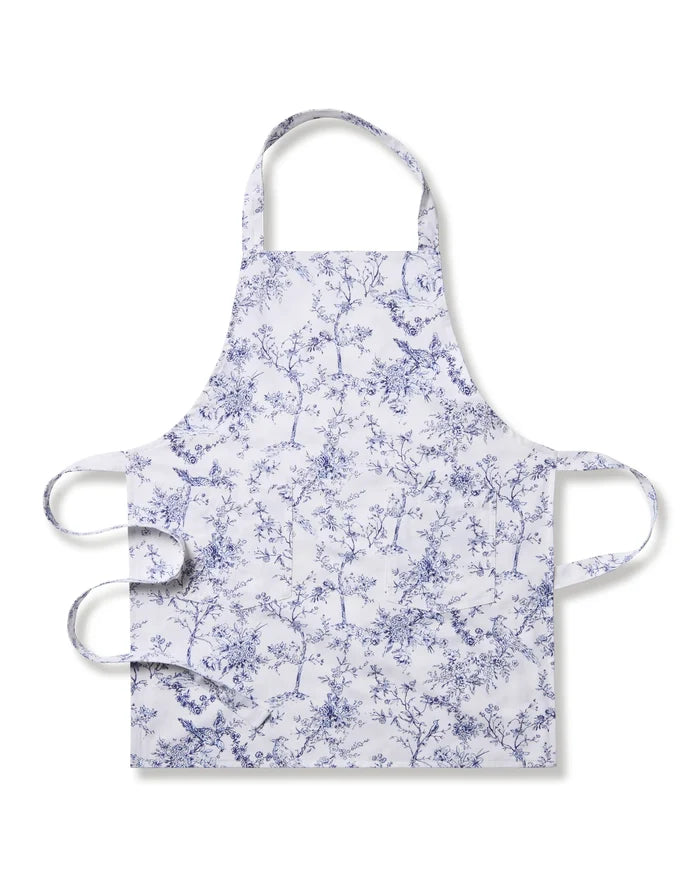 Petite Plume Kids Apron in Timeless Toile