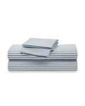 Petite Plume Luxe Premium Cotton Bed Sheets - Navy French Ticking