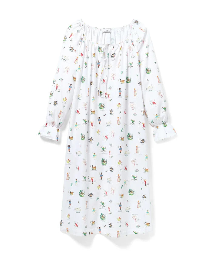 Petite Plume Women’s Delphine Nightgown - 12 Days of Christmas