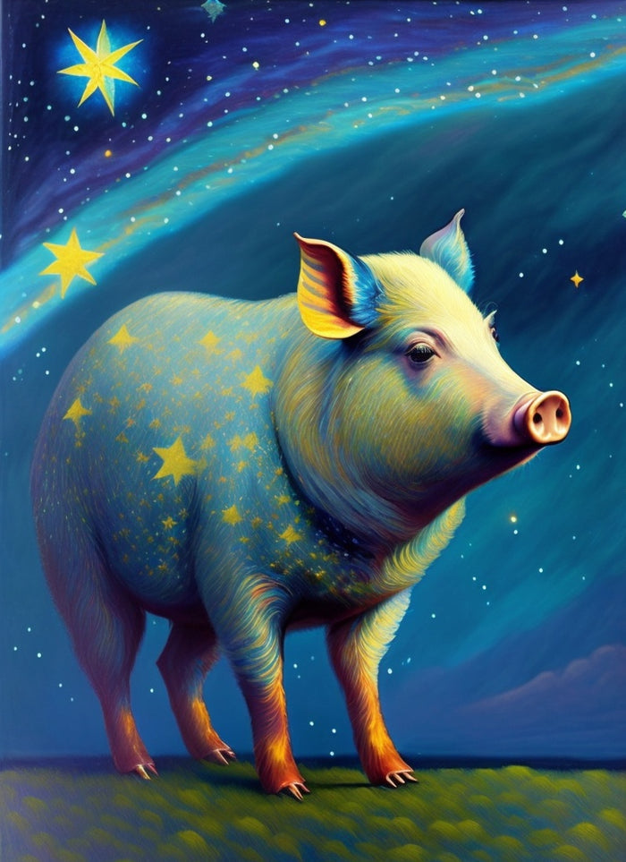 Piggy Trying To Blend In