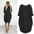 Variant image for Plus Size Women's Dress with Pockets, Oversize Relaxed Fit, Soft Lightweight Fabric, Sizes S-5XL-1