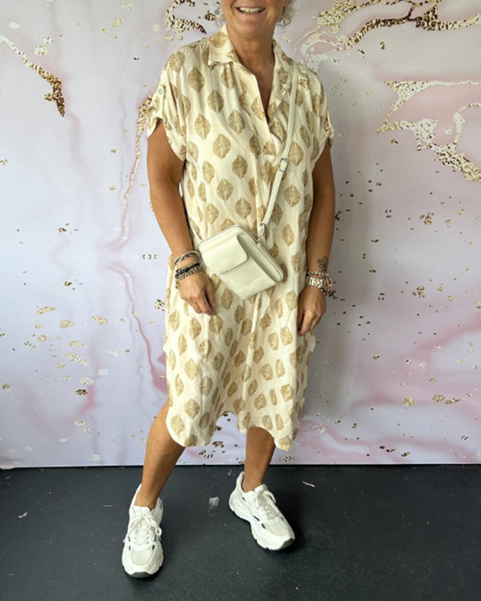 Plus Size Women's Summer Dress, Airy Loose Fit with Breathable Fabric, Available in Natural Colors S to 3XL-2