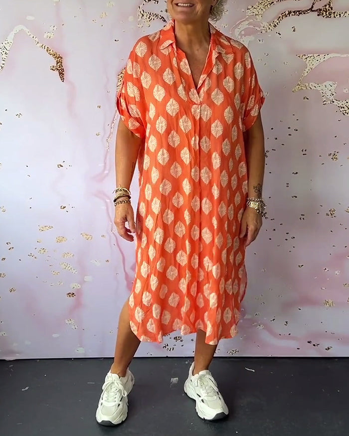Variant image for Plus Size Women's Summer Dress, Airy Loose Fit with Breathable Fabric, Available in Natural Colors S to 3XL-7