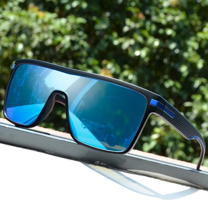 Polarized Sunglasses for Men Square Oversized UV400 Anti-Glare Goggles