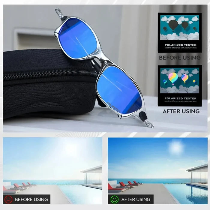 Polarized Sunglasses UV400 Cycling Eyewear for Men, Fishing & Sports Goggles