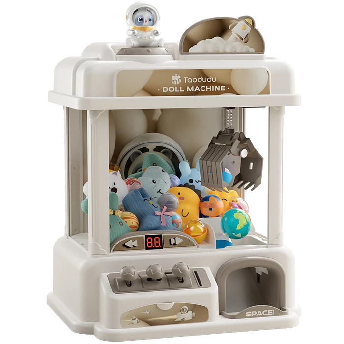 Pro Kit Coin Operated Mini Claw Machine for Kids Arcade Game with Plush Prizes