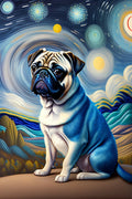 Pug In The Night