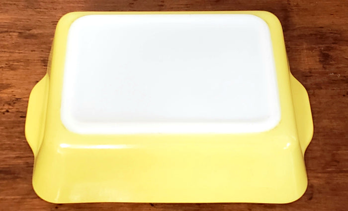 Pyrex Yellow & Blue Primary Lidded Glass Refrigerator Storage Dishes 500 Series