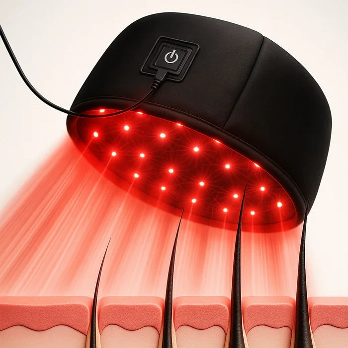 Red Light Therapy Cap Hair Growth Helmet Pain Free At Home