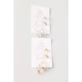 Rhinestone Cuff Hook Earring Set