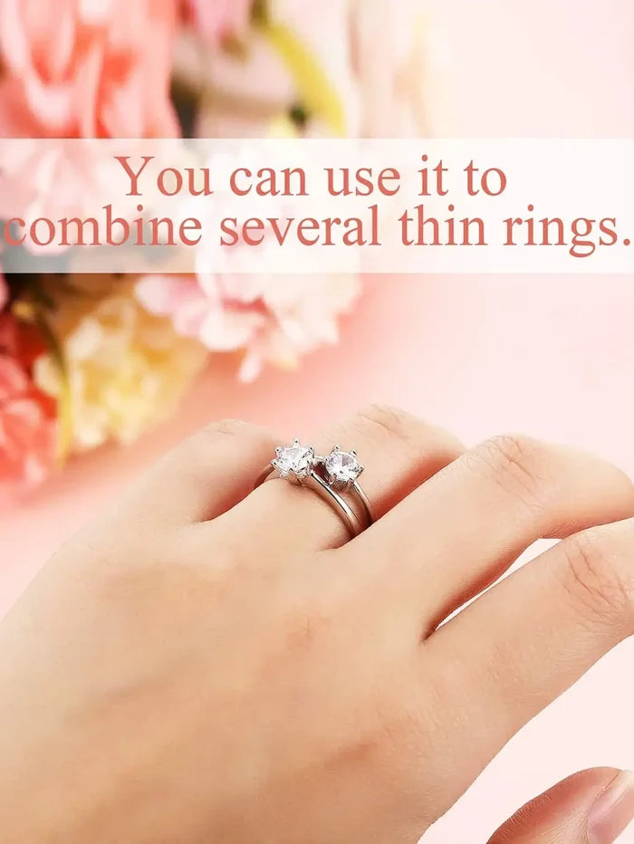 Ring Size Adjuster Clear Invisible Inserts, Adhesive Ring Reducer Set, Fall 2025 Nearly Discreet Secure Fit