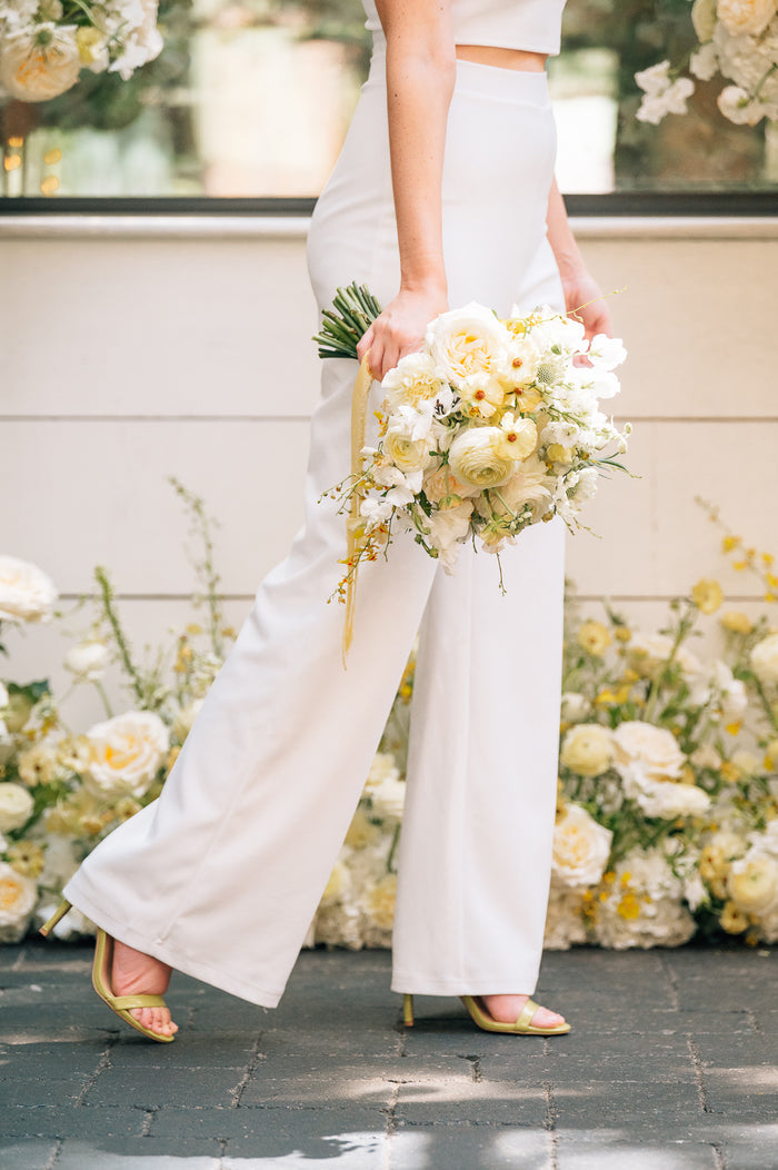 Romantic Butter Yellow Wedding Shoot with Italian Flair