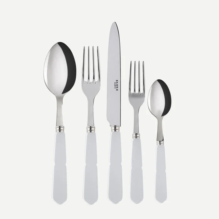 Sabre Gustave 5 piece flatware set - White