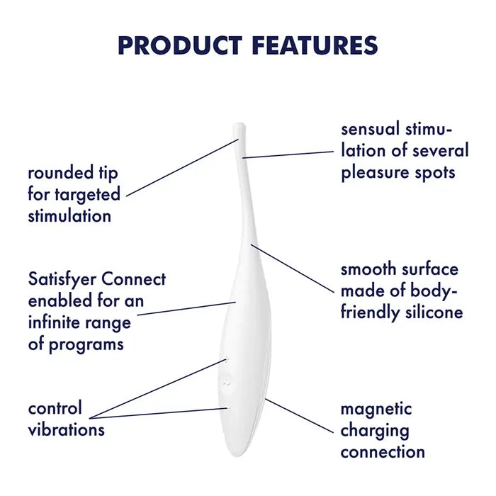 Satisfyer Twirling Joy Smart Tip Vibrator - Rolik®