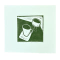 "Sauxillanges, France" Original Linoleum Print by René Shoemaker - "Sauxillanges, France" by René Shoemaker - K. A. Artist Shop