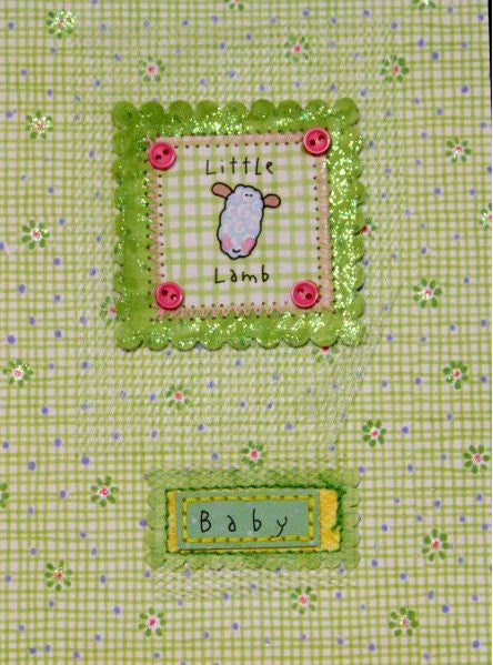 Scrapbookfare Baby Handmade Dimensional Greeting Card - SCRAPBOOKFARE