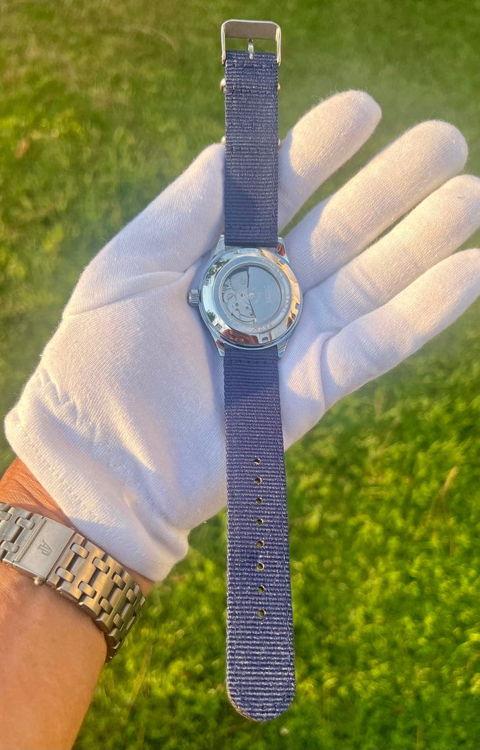 Seiko 5 Field Watch 40mm Automatic SNK809K2 Blue  NATO watch