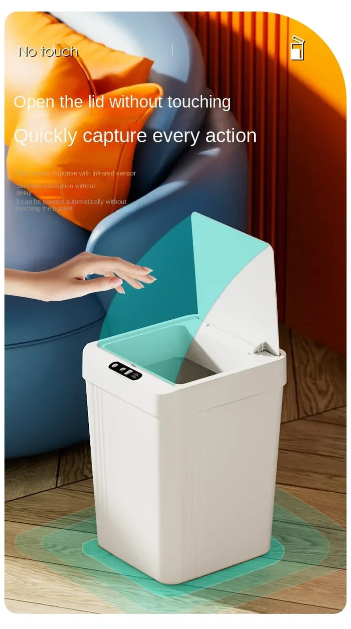 Sensor Trash Can Automatic Waste Bin Home 2025 Hands Free