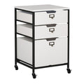 Sew Ready 3 Drawer Organizer Charcoal / Black / White