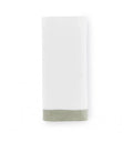 Sferra Filo Tea Towel - White/ Celadon