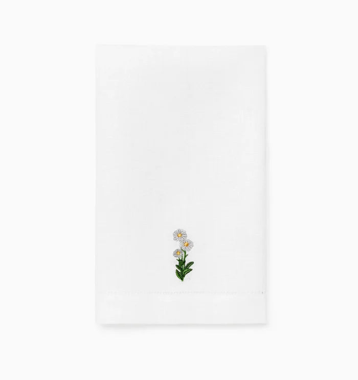 Sferra Fiorenza Guest Towel - Daisy (April)