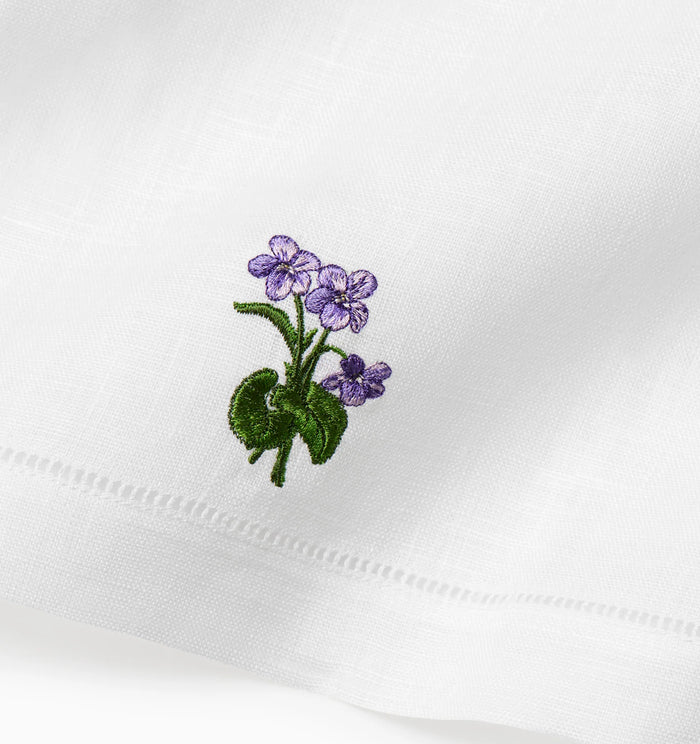Sferra Fiorenza Guest Towel - Violet (February)