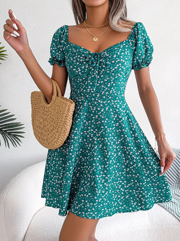Variant image for Short Sleeve Women's Dress, Lightweight Casual Summer Dress for Versatile Style and Comfort-1