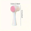Silicone Pet Paw Cleaner & Massage Brush - Dual-Sided Dog Grooming Tool for Healthy Coats