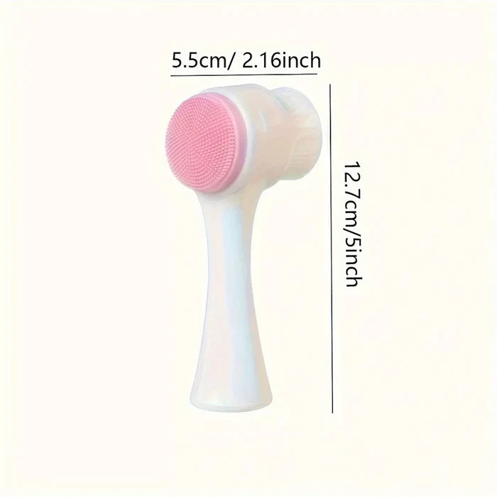 Silicone Pet Paw Cleaner & Massage Brush - Dual-Sided Dog Grooming Tool for Healthy Coats