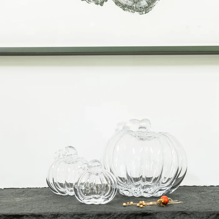 Simon Pearce Large Pumpkin with a Twist