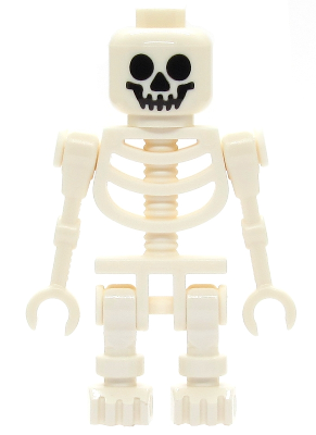 Skeleton, Fantasy Era Torso with Standard Skull, Mechanical Arms Straight
