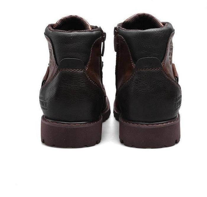 Slip Resistant Men's Work Boots - Low Shaft, PU Upper