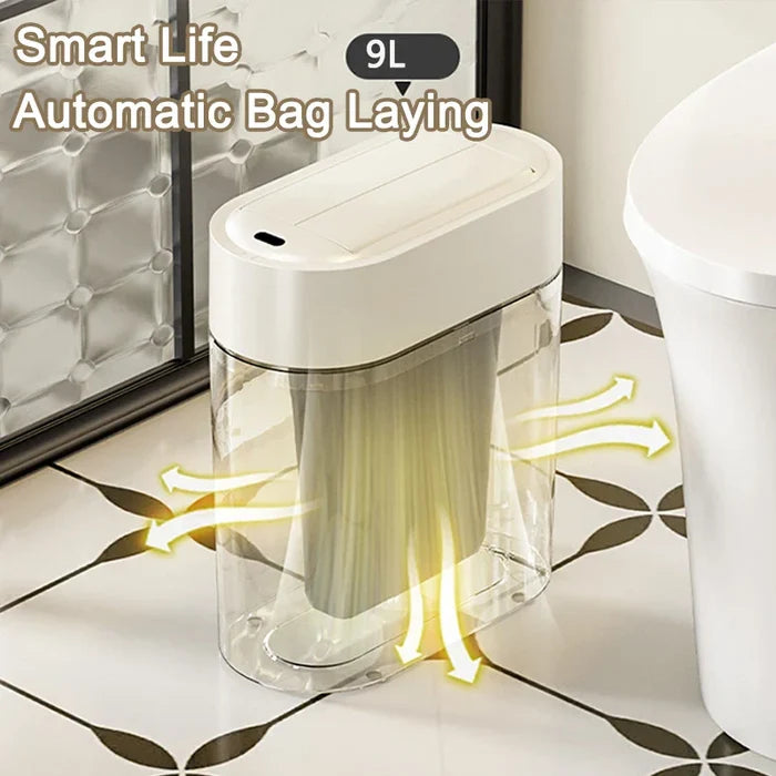 Smart Sensor 9L Automatic Bagging Kitchen Trash Can
