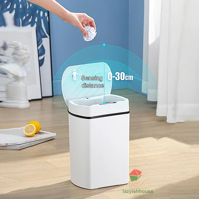 Smart Sensor Trash Can Rectangular Kitchen Bathroom