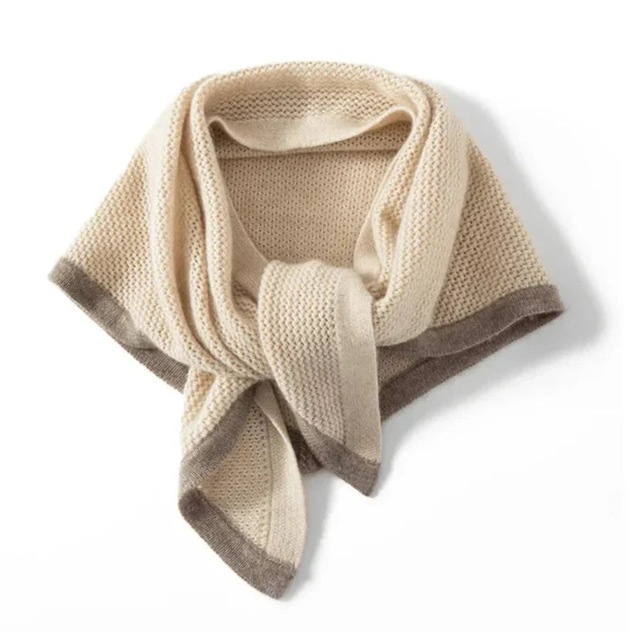 Soft Women's Cashmere Shawl - Rectangular Knit, For Travel