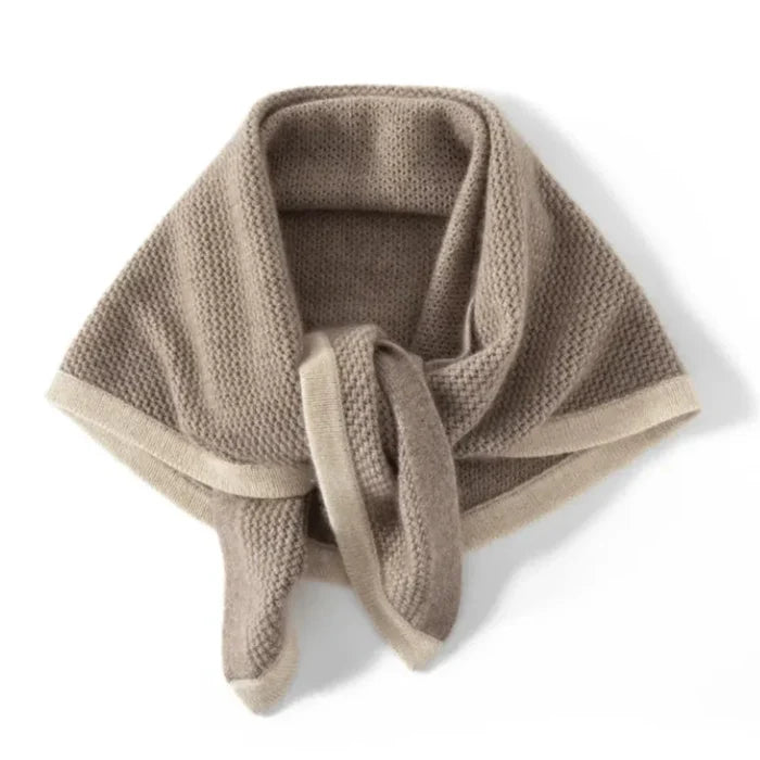 Soft Women's Cashmere Shawl - Rectangular Knit, For Travel