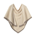 Soft Women's Cashmere Shawl - Rectangular Knit, For Travel