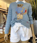 Soft Womens Knitted Sweater - Crewneck, Cotton, Weekend