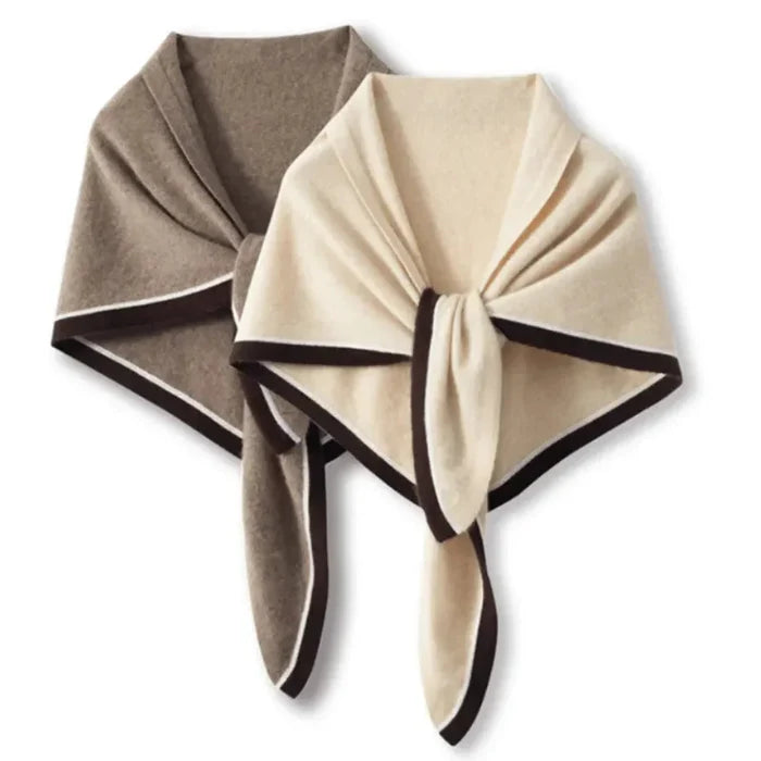 Soft Women’s Triangular Scarf - Cashmere For Layering